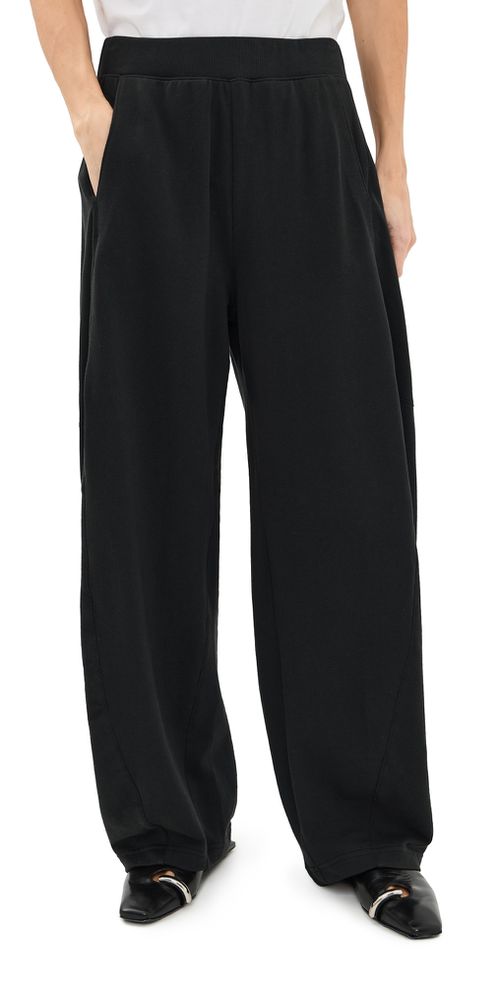 Petite Lightweight Sweatshirting Winslow Pants Black