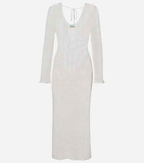 Casey open-knit midi dress