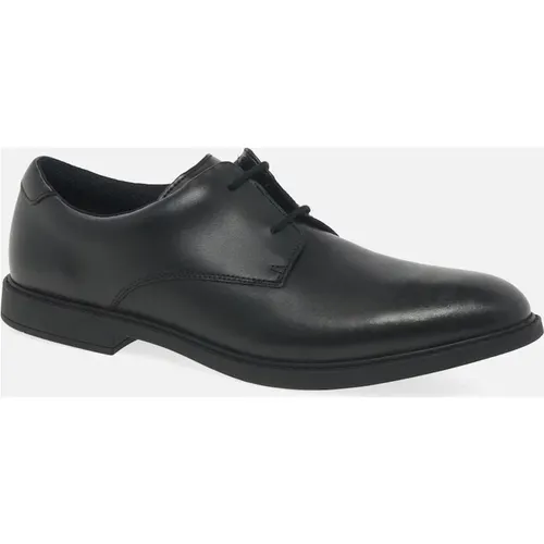 Clarks Boy's Scala Loop Senior Boys School Shoes - Black - : 3 older/G Wide