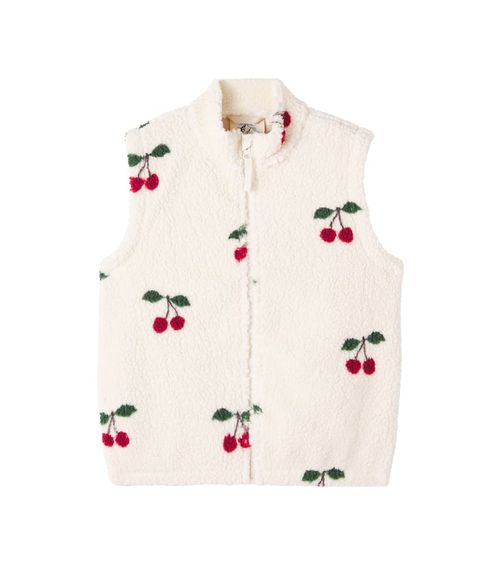 Konges Sløjd Jody printed teddy vest