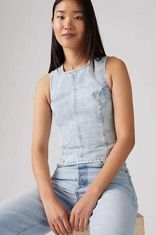 Topanga Denim Tank Top