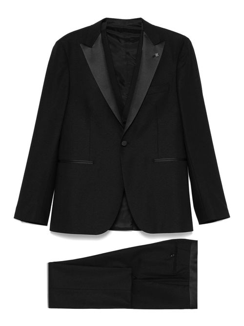 Navy Blue Suit With Vest Jacket And Trousers