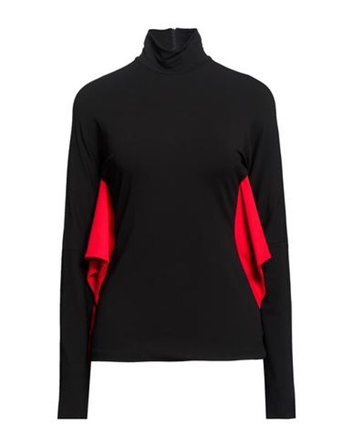 Woman Top Black Size 6 Viscose, Elastane