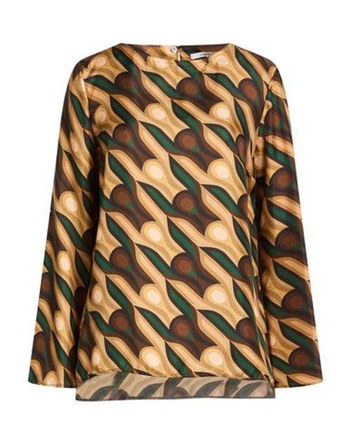 Malìparmi Woman Top Sand Size 4 Silk