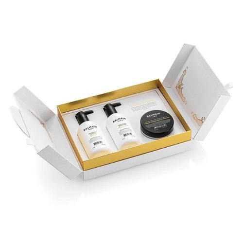 Set Balmain Professionnel: Idratante, Shampoo per capelli, Per l'idratazione, 300 ml + Idratante, Balsamo per capelli, Per l'idratazione, 300 ml + Idr