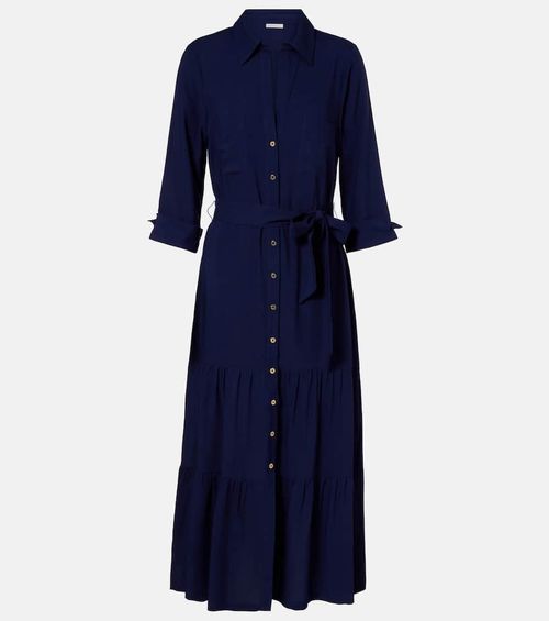 Tiered shirt dress
