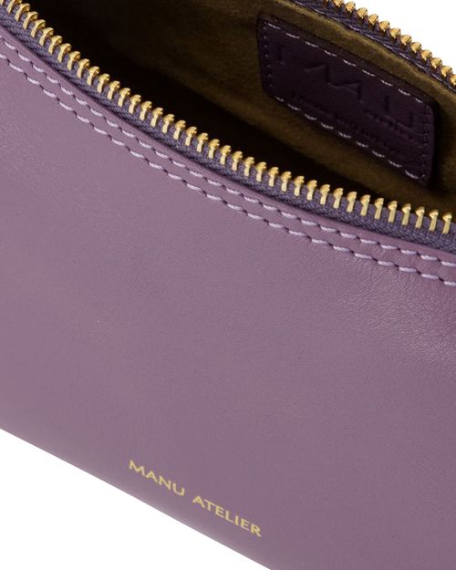 Mini Prism Hobo Bag - Steel/Purple - Leather
