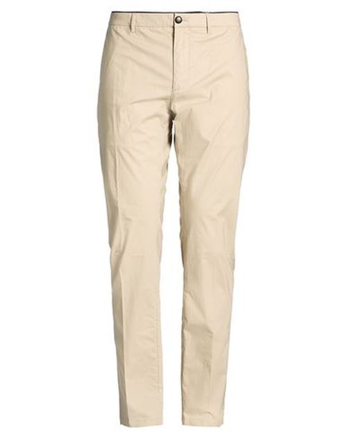 Man Pants Beige Size 30 Cotton, Elastane