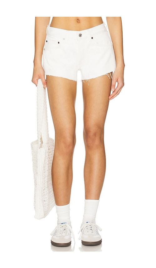 EB Denim Low Rise Cut Offs in White. - 29 also