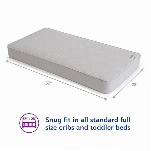 Sealy Posture Perfect Hybrid 2-Stage Toddler and Baby Crib Mattress