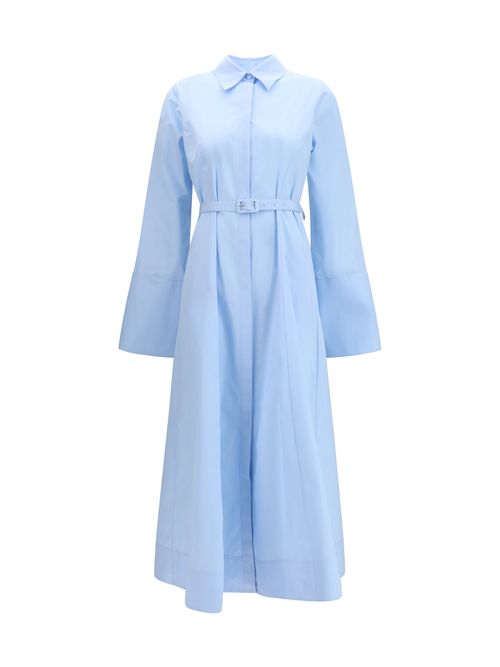 Carmina Shirtdress — Blue