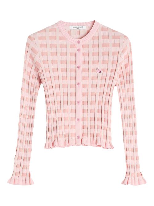Cotton cardigan - Pink