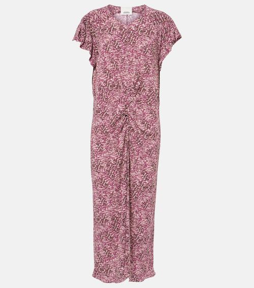 Terena printed midi dress