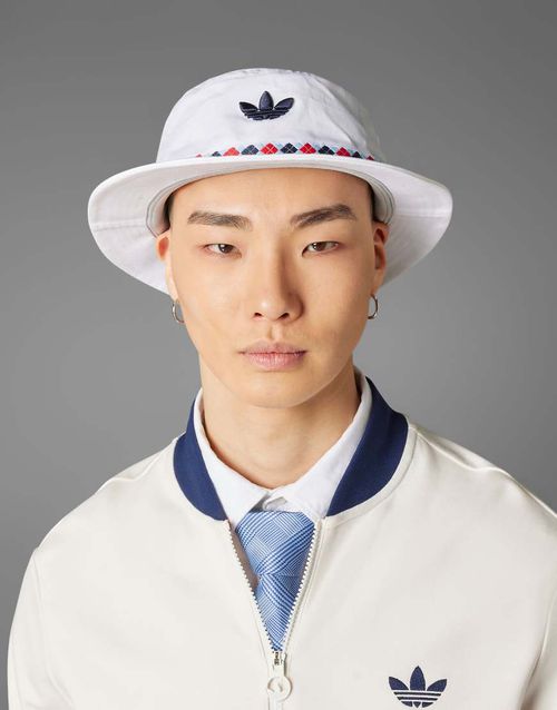 Adidas Originals golf season opener bucket hat in white