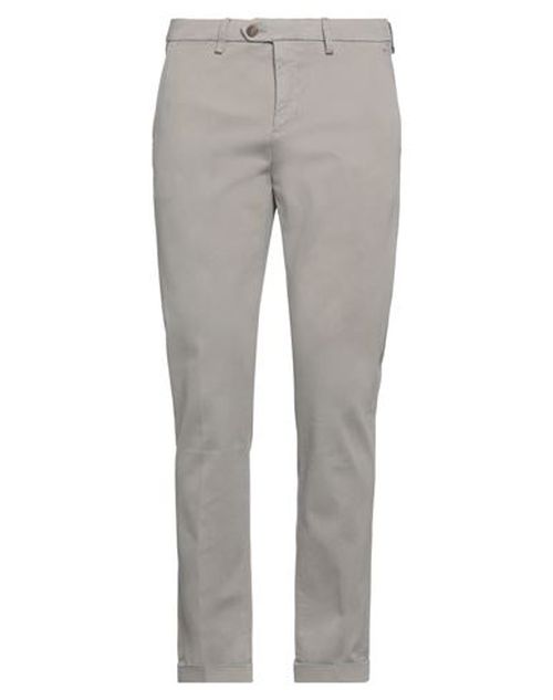 Man Pants Grey Size 38 Cotton, Elastane