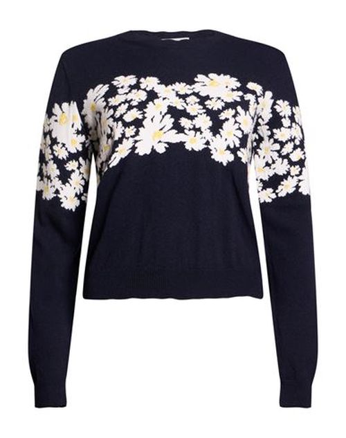 Woman Sweater Navy Size S Virgin Wool, Viscose, Polyamide, Cashmere