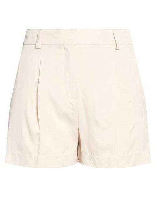 Woman Shorts & Bermuda Shorts Cream Size 2 Viscose