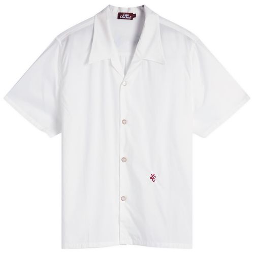 Late Checkout Men's Short Sleeve Shirt in Ice Blue