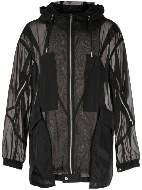 Ghost zip-up lightweight jacket - Black