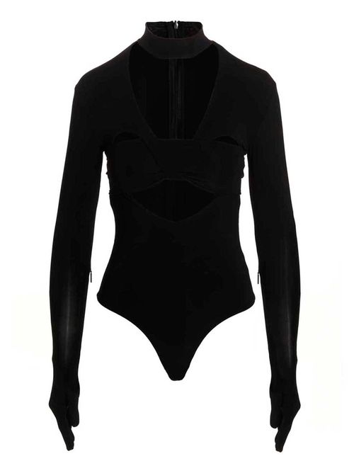 Heart Shaped Gloves Bodysuit
