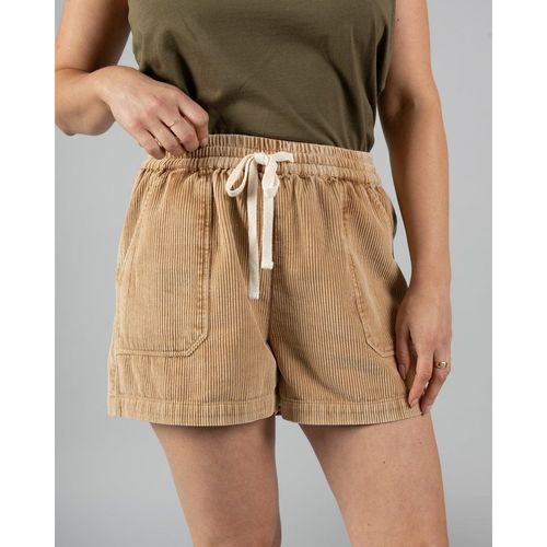 Saltrock Mel Womens Cord Shorts in Brown