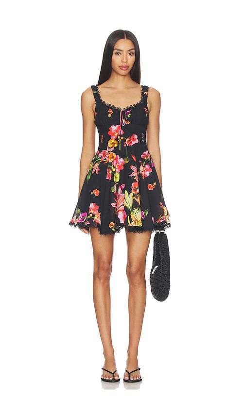Charo Ruiz Ibiza Bora Short Dress in Black. S. Also in