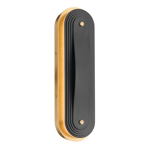 Lacquered Brass LED Wall Sconce from the Tauri Collection