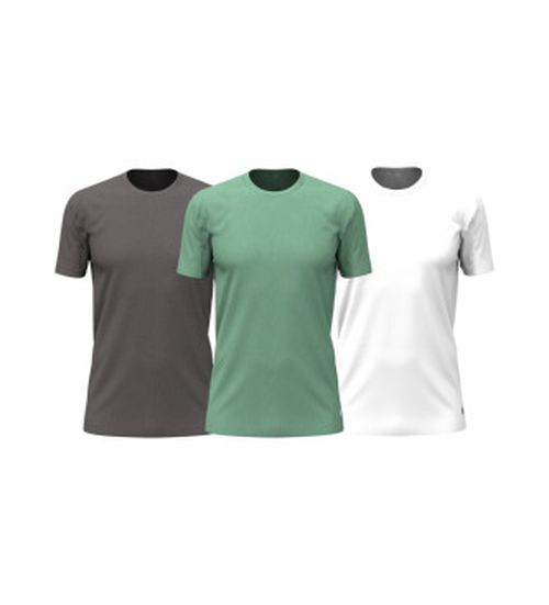 Polo Ralph Lauren for man. 714830304033 Set of 3 crew neck t-shirts grey, green, white (L), Homewear, Cotton, Short sleeve