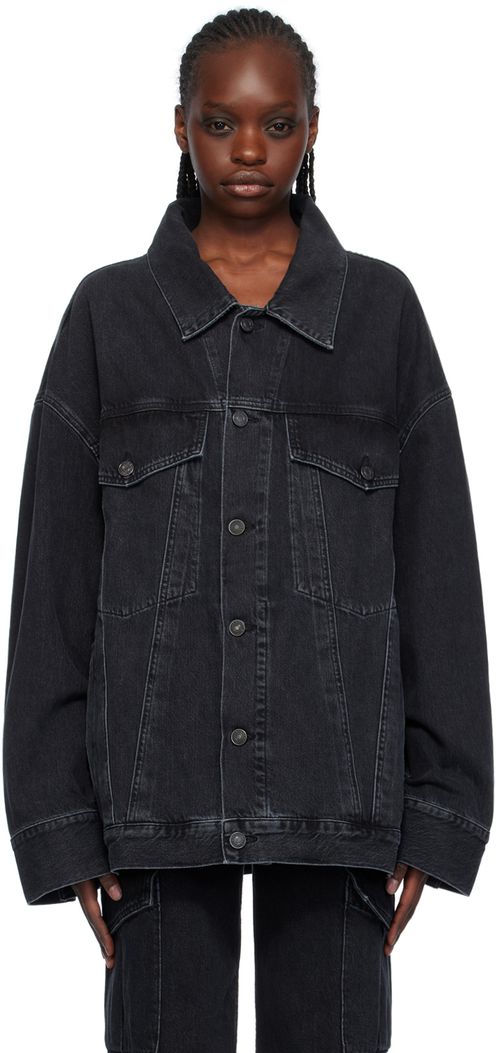 AGOLDE Black Wayne Denim Jacket