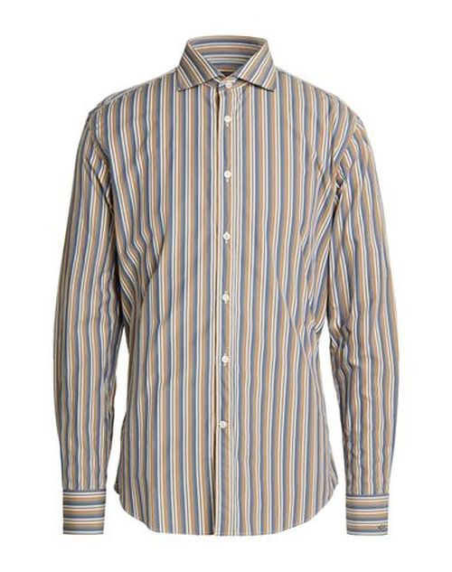 Man Shirt Beige Size 16 Cotton