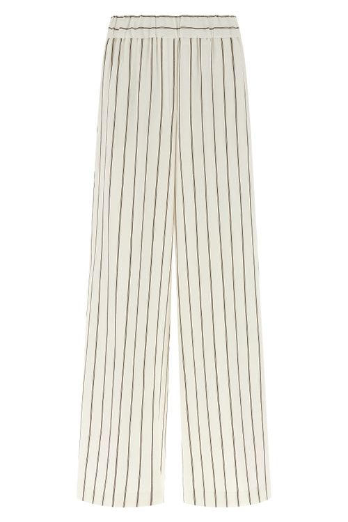 Pinstriped Twill Pants