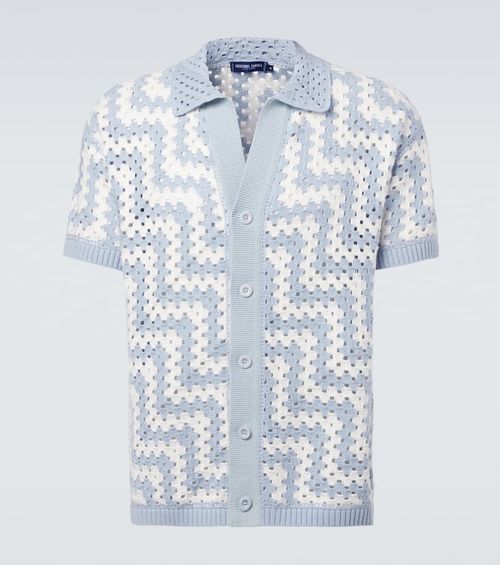 Pinto crochet cotton cardigan