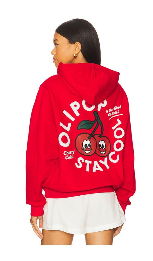 Stay Cool x OLIPOP Cherry Cola Hoodie in Red.  S. Also in L, M, XL/1X