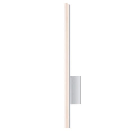Stiletto 23.75" Dimmable LED Bathroom Vanity Light in Bright Satin Aluminu
