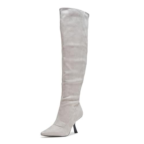 Karl Lagerfeld Paris Women's Kian Tall Knee High Boot with Stiletto Heel