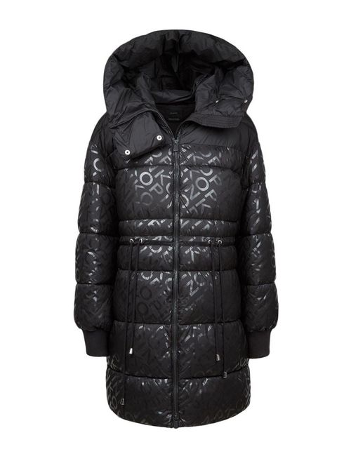 Quilted Puffer Down Jacket — Black
