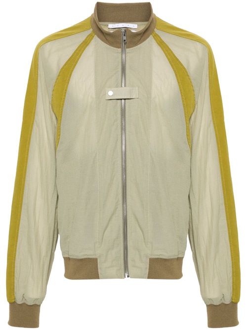Thussar panelled ripstop jacket - Green