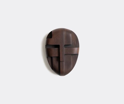 'ornament And Crime' Wall Sculpture, Dark Brown