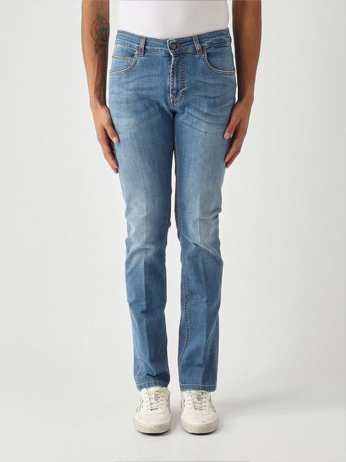 Jeans Men color Denim