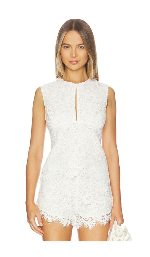 L'Academie by Marianna Tobi Top in White. - XXS also in XS, S, M
