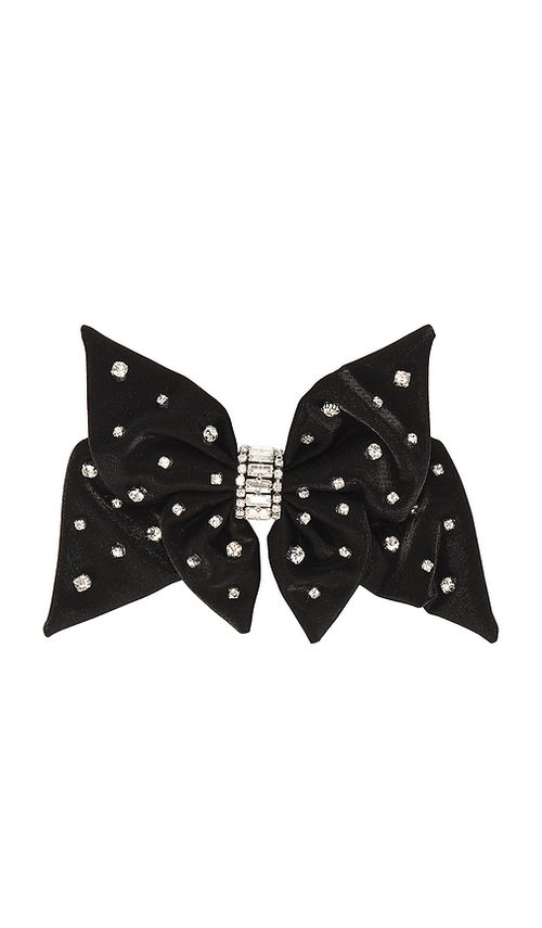 Lovers and Friends Crest Bow in Black