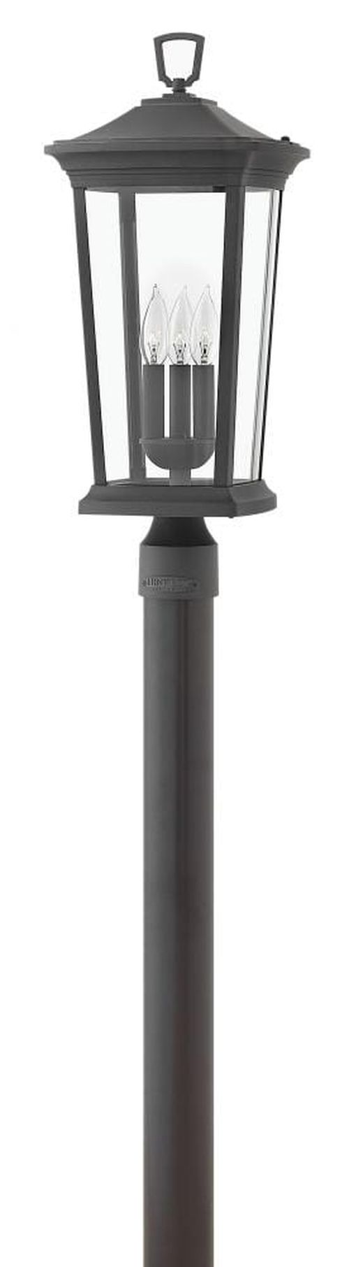 Museum Black LED Post Top Pier Mount from the Bromley Collection