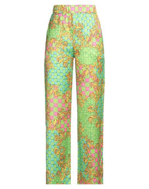 Z. o.e. Zone Of Embroidered Woman Pants Lime green Size M Polyester