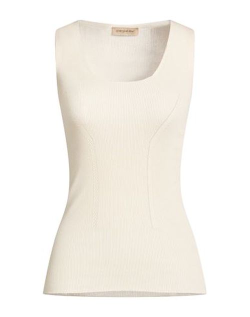 Woman Top Cream Size 10 Silk, Cotton