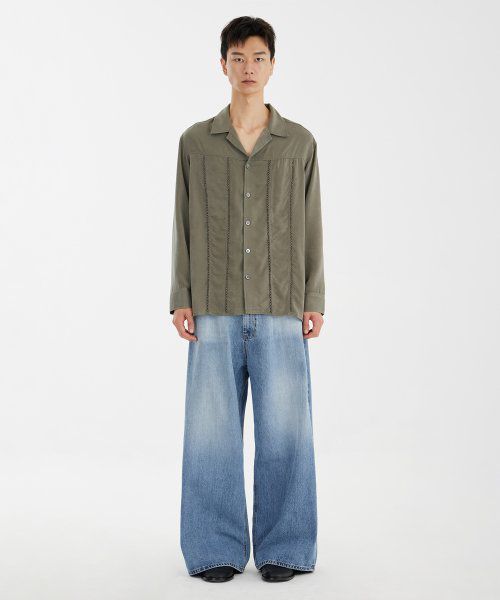 Satin Trucker Shirt