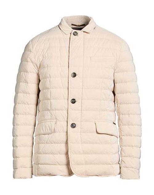 Man Puffer Beige Size 38 Polyamide, Polyester
