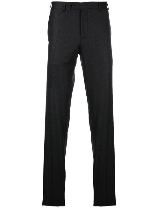 Straight-leg tailored trousers - Grey