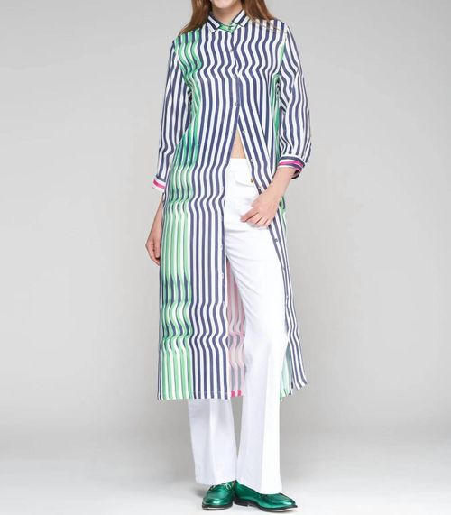 Raya Marino Dress In Verde Rosa
