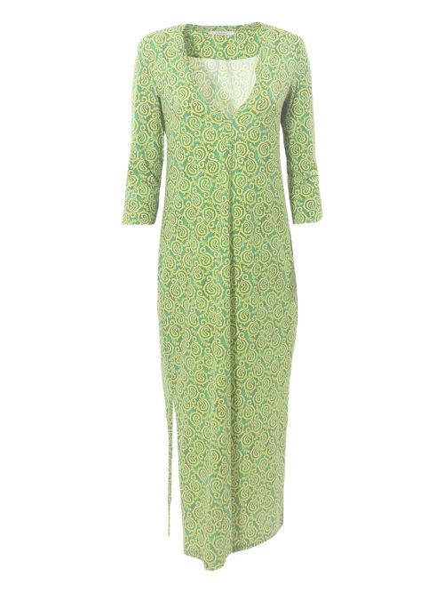 MALIPARMI printed midi dress - Green