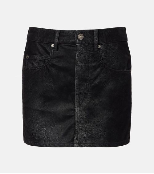 Kimmy faux leather miniskirt